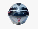 CASCO PARA MOTO FIBRA ONE BIT THUNDER BLANCO