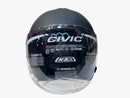 CASCO MOTO ABIERTO NZI CIVIC NEGRO MATE