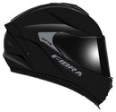 CASCO MOTO FIBRA BYTE STREAM NEGRO MATE TRANSPARENTE