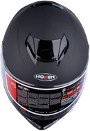 CASCO MOTO HOKEN FF834 NEGRO MATE