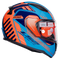 CASCO INTEGRAL LS2 FF353 DESTRIP AZUL NARANJA CELESTE