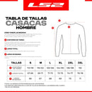Casaca para moto de hombre LS2 APEX negro / gris oscuro