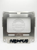 Porta Placa Para Moto NEXUS Universal De Acero Inoxidable