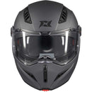CASCO ABATIBLE AXXIS GHOSTFIGHTER SOLIDO A12 GRIS MATE