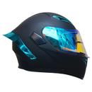 CASCO MOTO CES EX SOMAN ABATIBLE NEGRO AZUL ZAFIRO