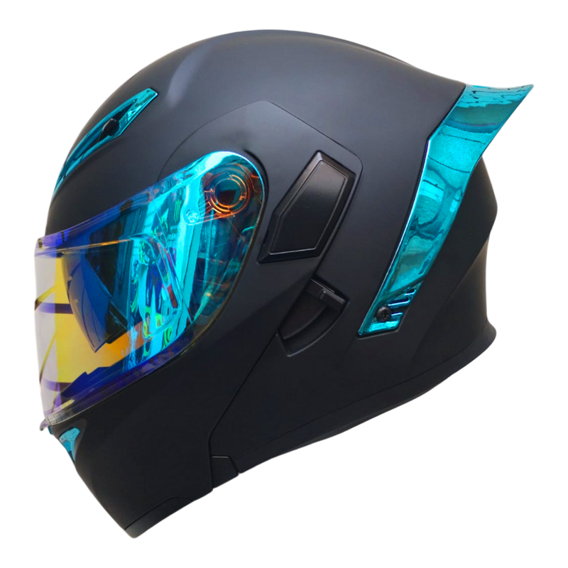 CASCO MOTO CES EX SOMAN ABATIBLE NEGRO AZUL ZAFIRO – Importaciones