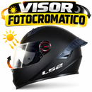 Casco Para Moto Ls2 Ff816 Cosmos Negro Mate CON VISOR FOTOCROMATICO