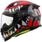 CASCO INTEGRAL PARA MOTO LS2 FF812 MINI PUNK GREY RED