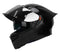 CASCO MOTO BIHR NEGRO BRILLO DOBLE VISOR POLARIZADO