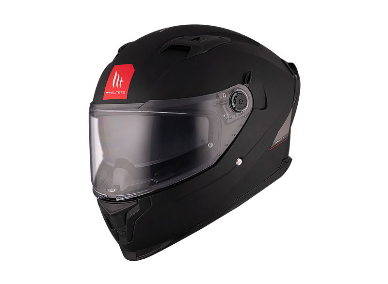 CASCO MOTO MT HELMETS BRAKER SV NEGRO MATE