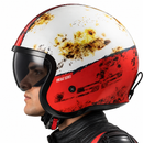 CASCO MOTO LS2 OF599 SPITFIRE INKY BLANCO