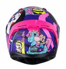 CASCO MOTO SHAFT SH-582 SP BILLY Y MANDY LILA MATE