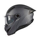 CASCO ABATIBLE AXXIS GHOSTFIGHTER SOLIDO A12 GRIS MATE