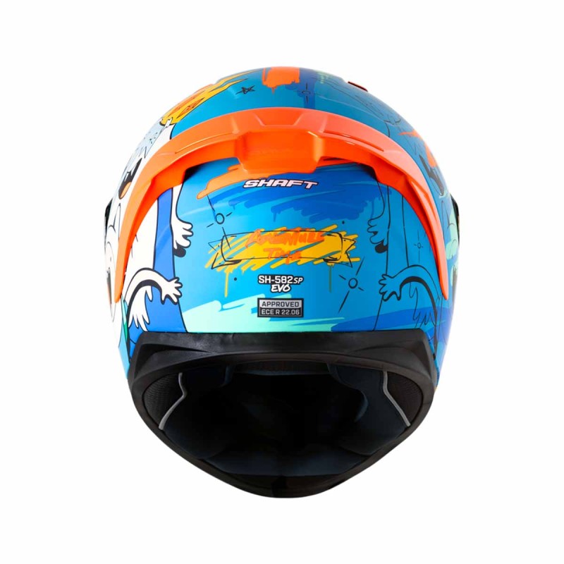 CASCO MOTO SHAFT SH-582 SP ADVENTURE TIME AZUL