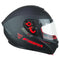 CASCO MOTO FIBRA BY NZI HELMETS NEGRO MATE