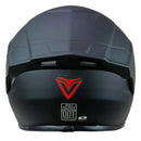 CASCO MOTO FIBRA BY NZI HELMETS NEGRO MATE