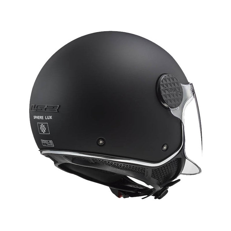 CASCO LS2 SEMIABIERO NEGRO MATE