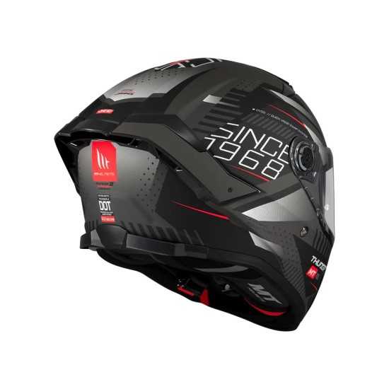 CASCO MOTO MT THUNDER 4 SV LUMINENCE GRIS MATE