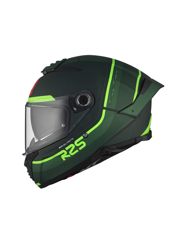 CASCO MOTO MT THUNDER 4 SV VERDE MATE