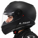 CASCO MOTO LS2 FF908 STROBE II NEGRO MATE ARTICULADO