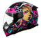 CASCO INTEGRAL PARA MOTO LS2 FF812 MINI CYBERG PURPURA MATE