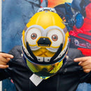 CASCO MOTO AXOR K5 NO BIHR MINIONS AMARILLO MATE REVO DOBLE VISOR