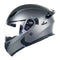 CASCO MOTO CES ARTICULADO DOBLE VISOR CERTIFICADO GRIS MATE