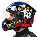 Casco integral para moto LS2 VIGO X-KULL negro / rojo