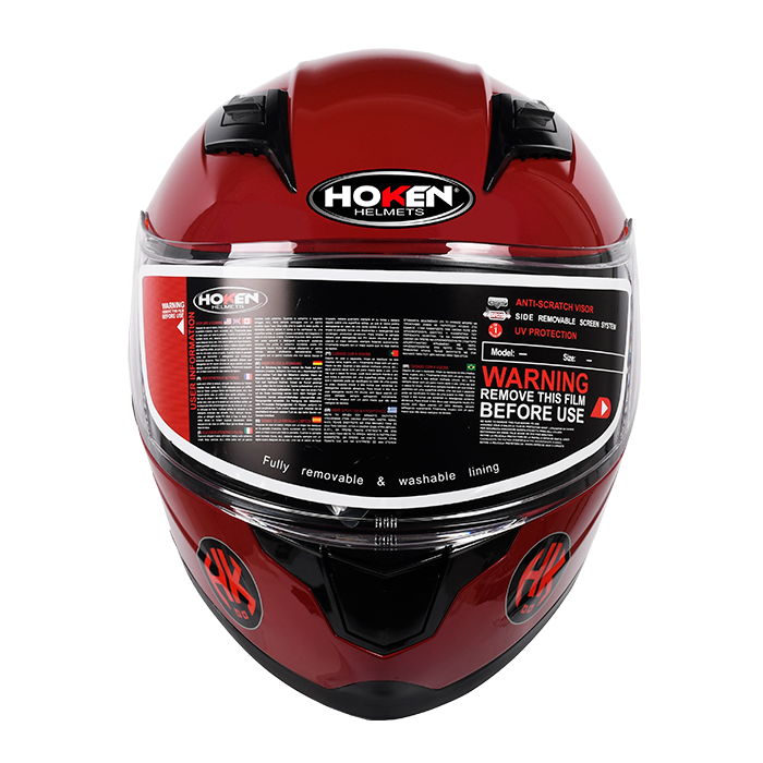 CASCO MOTO HOKEN KIDS ROJO NIÑOS