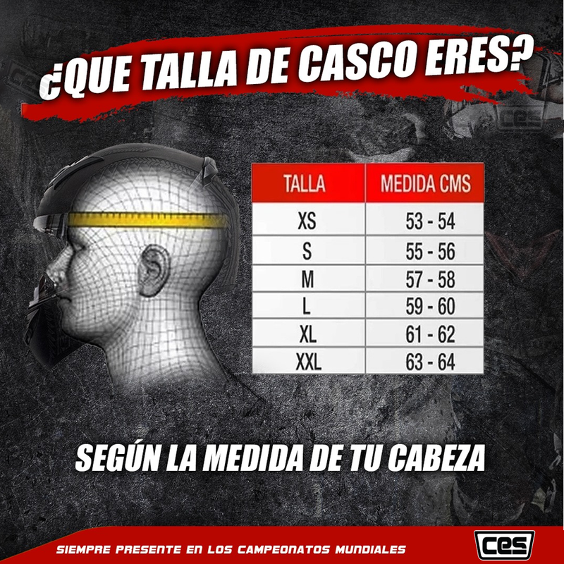 CASCO MOTO CROSS CES MX SPARK GRIS MATE DOT