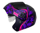 CASCO ICH ABATIBLE FOREST FUCSIA MORADO MATE