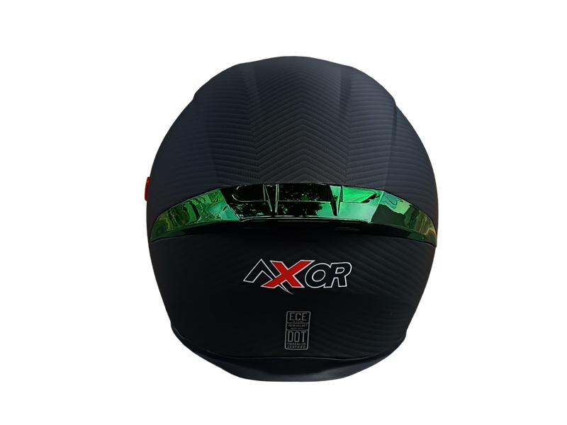 CASCO MOTO AXOR EX BIHR ZAFIRO REVO VERDE DOBLE VISOR