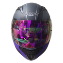 CASCO REVOX MOTO ARTICULADO DOBLE VISOR DIURNO LILA