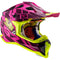 CASCO MOTO MUJER CROSS LS2 MX470 ROSADO/AMARILLO