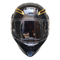 CASCO MOTO CES EX SOMAN ABATIBLE NEGRO BRILLO