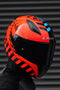 CASCO INTEGRAL LS2 FF353 CODENAME NEGRO NARANJA MATE POLARIZADO