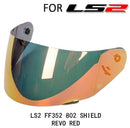 VISOR MICA LS2 PARA CASCO FF351/FF352 DIA NOCHE ROJO