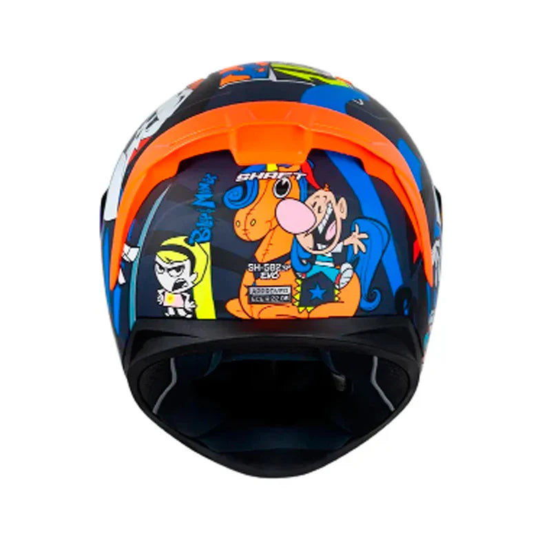 CASCO MOTO SHAFT SH-582 SP BILLY Y MANDY AZUL MATE