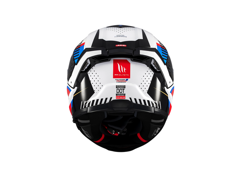 CASCO MOTO MT THUNDER 4 SV LUMINENCE A7 BLANCO BRILLO