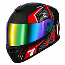 Casco Moto Integrado Doble Visor Negro