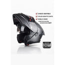 CASCO ABATIBLE HOKEN HK3 FF-916 GRAFITO MATE - CERTIFICADO
