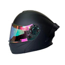 CASCO PARA MOTO XTREME NEGRO VISOR ROSADO DIA Y NOCHE