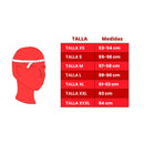 CASCO PARA MOTO ABATIBLE XTREME NEGRO VISOR ROJO DIA Y NOCHE