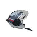 CASCO PARA MOTO FIBRA ONE BIT THUNDER BLANCO
