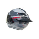 CASCO PARA MOTO FIBRA ONE BIT THUNDER BLANCO