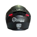 CASCO PARA MOTO XTREME NEGRO VISOR ROSADO DIA Y NOCHE
