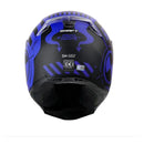 CASCO MOTO SHAFT SH - 562 NEGRO/AZUL MATE