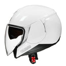 CASCO MOTO RNG SEMIABIERTO BLANCO BRILLO