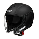 CASCO MOTO RNG SEMIABIERTO NEGRO MATE