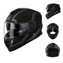 Casco Moto Integrado Doble Visor Nuevo Transparente